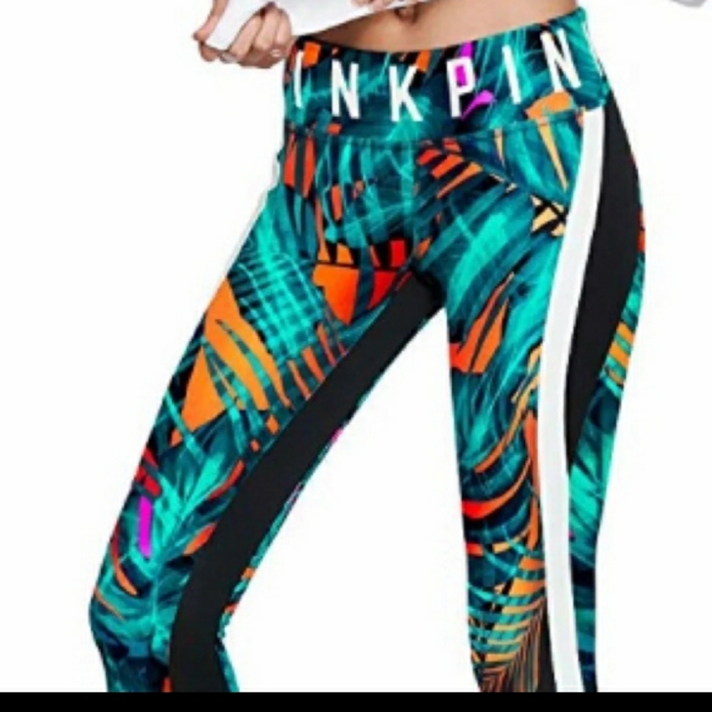 Pink leggings L